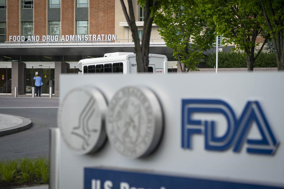 A-sign-for-the-Food-And-Drug-Administration-is-seen-outside-of-the-headquarters-