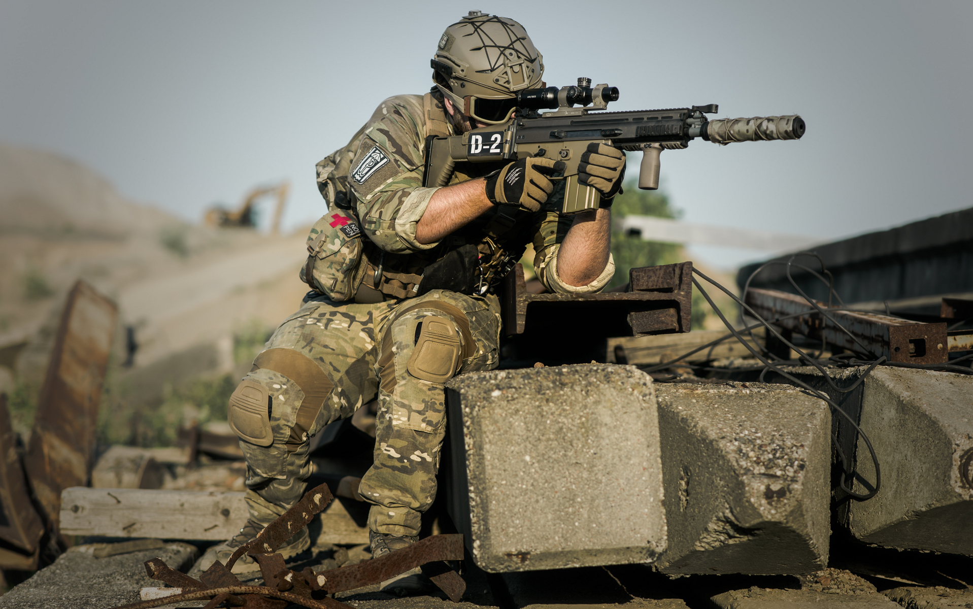 image of military fighter